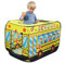 Trafagala Yellow School Bus Toy Foldable Pop Up Play Tents for Boys Girls Play House for Kids Indoor Outdoor Play Toy, Great Gift Inside Out Toys Little People Bus