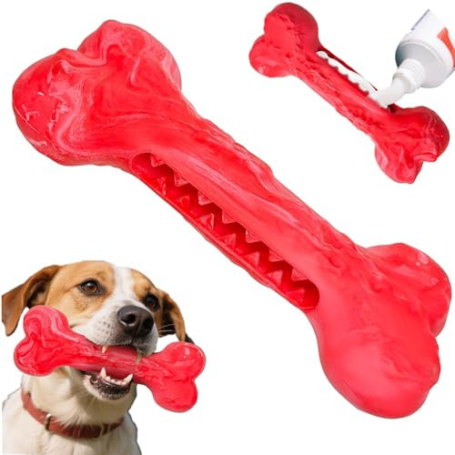 Hundespielzeug Kauspielzeug Hund für große Hunde, Aggressives Kauen, Kauknochen Spielzeug Hund für Haustierzahnreinigung, Zähne Schleifstange Interaktives aus Naturkautschuk
