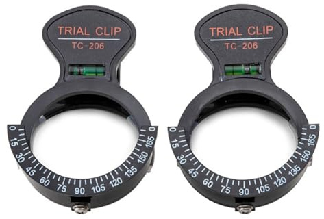 Osmond New TC-206 Trial Frame Clip Frame Optometry Monocular Optical Test Frame Bracket Ophthalmic Instrument (2 Pieces) A