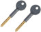 Yale Locks YALP2PM444KB Cerradura de Seguridad, Gris, Pack de 2, Set de 2 Piezas