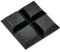 Rocket Radio Rubber Feet Adhesive for Chopping Board (4 pack) 20x20x8mm