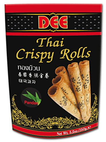Dee Thai Crispy Rolls (Pandan Flavour) 150g