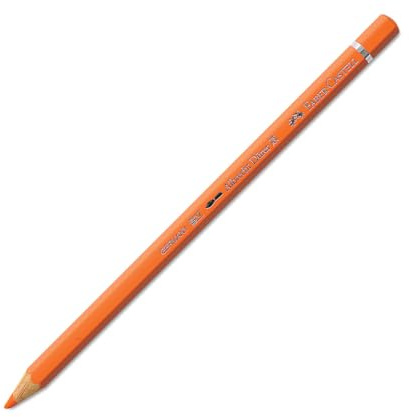 Faber-Castell Art & Graphic Albrecht Dürer Watercolour Pencil, 113, Orange Glaze, for Craft, Drawing, Sketching, Home, School, University, Colouring
