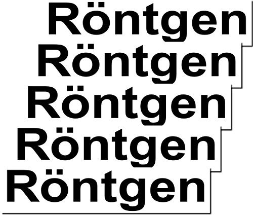 GreenIT Aufkleber Sticker 20cm Röntgen Strahlung Raum Zimmer Anlage Tür Schild Hinweis (5)