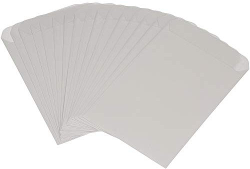 KuschelICH weiße Premium Freudentränen Tüten - Mini Papiertüten - Hochzeit Taschentücher Verpackung Hülle - Flachbeutel (50 STK.)