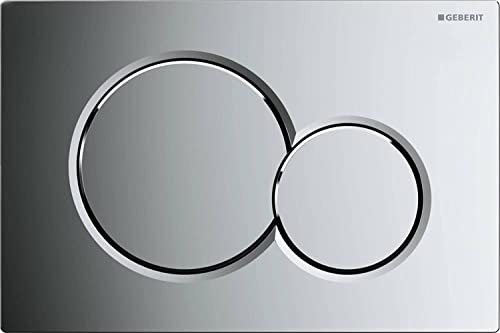 Geberit 115.770.21.5 Gloss Chrome Sigma01 Dual Flush Plate for UP300,
