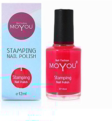 MoYou Nails Special Stamping Nail Polish - Red Torch colour used for Stamping Nail Art to Create Beautiful Shiney and Fashionable Nails
