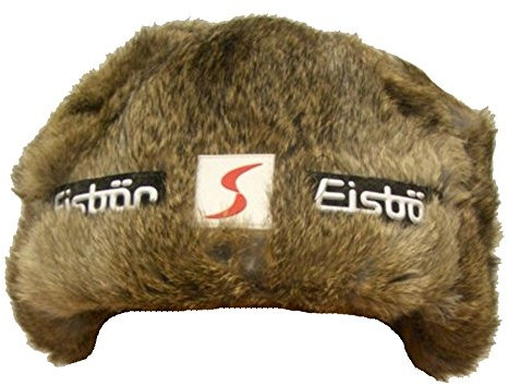 Eisbär Mütze - Marcel - Echtfell mit Ohrenklappen Größe M