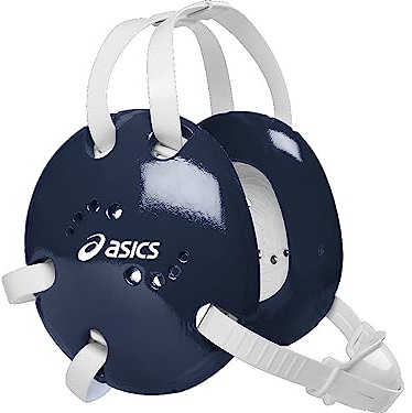ASICS Unisex Snap Down Ohrenschutz Wrestling Zubehör, navy, One size