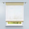 HongYa Bändchenrollo Tunnelzug Raffrollo transparenter Voile Raffgardine Vorhang H/B 100/80 cm Sand