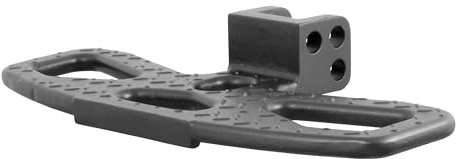 CURT Marchepied d'attelage Pliable 45909 pour Montage sur Canal réglable 43,4 x 21,6 x 6,9 cm