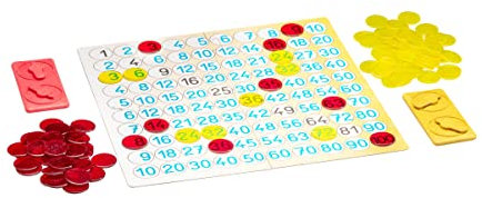 Wissner aktiv lernen 200030.IMP - RE Plastic Mathespiel Kleines Einmaleins, Lernspiel für Kinder, spielerisch das 1 x 1 lernen, zum Üben und Festigen mit Lösungstabelle