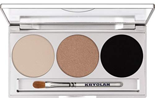 Kryolan Eye Shadow Trio-Set Smoky Sand