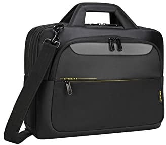 Targus CityGear Business Professional Topload Case Designed for Travel and Commute with Protective Sleeve fit up to 14-15.6-Inch Laptop, Black (TCG460GL)