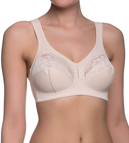 Reggiseno Triumph Senza Ferretto Coppe differenziate Taglie Grandi Allegra N Tg.8 Coppa D Nudo 00KF