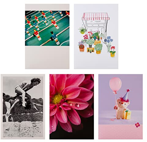 Hallmark Multi-Occasion Cards - 5 Cards in 5 Unique Designs
