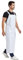 Nanxson Unisex wasserdicht Gummischürzen Arbeitsschürze Fleischerschürze Metzgerschürze für Industrie, Lebensmittelservice, Metzgerei, Reinigung CF3109 (Weiß, eine Size)