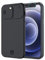 Spy-Fy iPhone 12 Pro Max Case with Sliding Camera Cover Front and Rear | Protect Your Privacy | 2 Meter Drop Protection | Matt Black