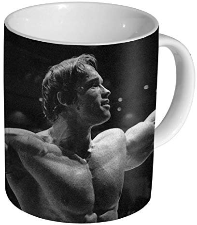 Arnold Schwarzenegger Mr Universe Keramik Kaffeetasse Tasse