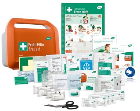 WERO Erste Hilfe Starter Kit | Ideal für Betriebe & Unternehmen, Essenzielle Erste Hilfe Materialien, Komplett-Set