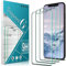 Slanku [3 Pack Designed for iPhone 11 Pro, XS, X Screen Protector Tempered Glass, 5.8-Inch, Full Coverage, Case Friendly, Anti-Scratch, Bubble Free