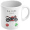 MUG en céramique au motif Moto m'appelle