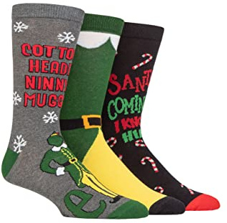 SockShop Mens and Ladies Elf Cotton Socks Pack of 3