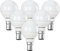 paul russells LED Golf Ball – Small Bayonet Fitting Dimmable Light, 5.5W B15 G45 LED Bulbs, 40w Equivalent, 2700K Warm White, Dimmer SBC Energy Saving Ceiling Lightsbulbs, 6 Pack