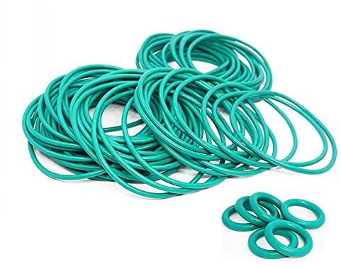2 Stück 150mm×5mm O-Ring Dichtungsring aus grünem Fluorgummi