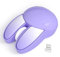 Ratón silencioso inalámbrico, diseño de conejo, 2,4 GHz con mini receptor USB, ratón opático inalámbrico para laptop, PC, computadora, Chromebook, Notebook, color morado