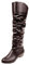 SRZYMJ Stiefeletten Damen Sommer Gestapelt Stiefeletten Flache Stiefel Schnürstiefel Arbeitsstiefel Spitze Enge Stiefel Frühling Mittelrohrstiefel Cowboy Stiefel Overknee Stiefel Braun 36