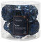 Kaemingk Christbaumschmuck Zapfen Glas 7cm x 6 Stück Weihnachtskugeln Christbaumkugeln Nachtblau Navyblau - Navy Blue - Marineblau