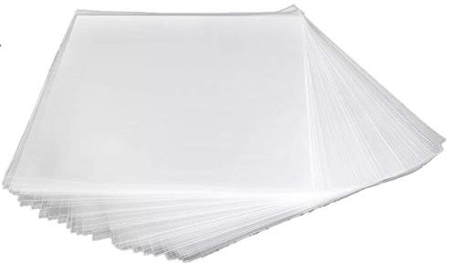 Koanhinn 50 unidades de OPP Gel Record protectora para placas de jugador LP Vinilo Record Bolsa de horno, transparente