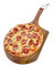 Chef Pomodoro | Pelle à Pizza en Bois d'Acacia Léger (30 cm), Pelle Pizza, Planche à Pizza de Preparation et Lancement de Pizza et Pain faits Maison, Accessoire pizza convient au Four