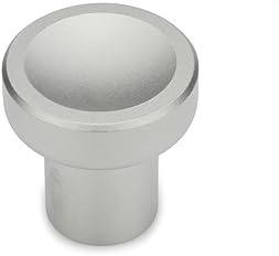 Ganter Normelemente GN 676.5-31-M8-A Rändelknopf Knopf Edelstahl, Silber, Griffdurchmesser: 31mm Gewinde: M8