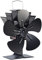 Carlo Milano Ofenventilator: Stromloser Kaminofen-Ventilator mit 5 Lüfter-Blättern, für 60-350 °C (Ofenlüfter, Lüfter Ofen, Ventilatoren)