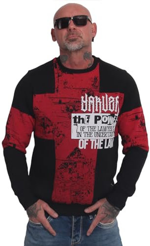 Yakuza Herren Uncertainity Pullover, Schwarz, L