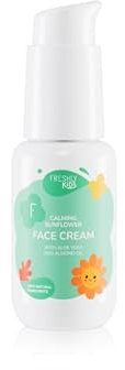 Freshly Cosmetics Kinder-Gesichtscreme, 100% natürlich, Calming Sunflower Face Cream