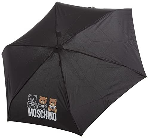 Moschino damen bear scribbles Regenschirm nero
