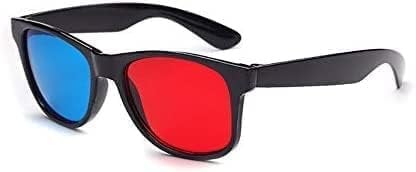 Red and Blue 3D Glasses Universal TV Movie Dimensional Video Frame 3D Glasses DVD Game Glass 3D Style Glasses for 3D Movies Games, 3D Viewing Glasses, Light Simple Design,3D Viewing Glasses
