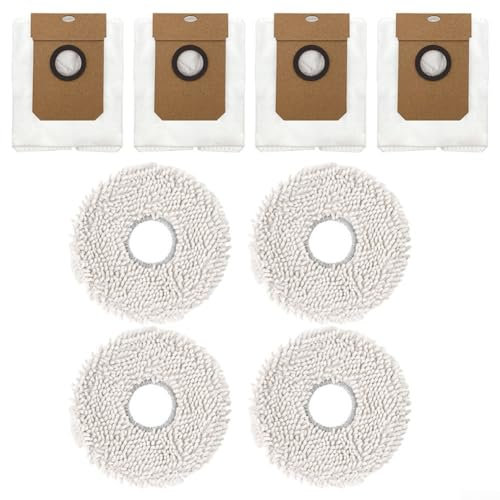 MeevrgR Bolsas de polvo de repuesto para aspiradora Cecotec para Conga 11090, bolsas para bases de vaciado automático para robot aspirador, filtro de polvo, bolsas de repuesto (A)