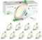 ALUSSO Einbaustrahler LED 230V Dimmbar 68mm, 5W 440LM LED Spots, 3CCT 3000K Warmweiß 4000K Neutralweiß 6500K Kaltweiß Einbauleuchten, IP44 LED Deckenspots für Badezimmer Küche Wohnzimmer, 10er Set