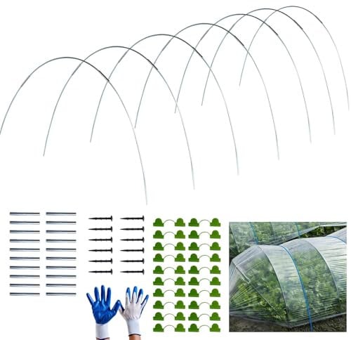 Archi-Giardino 30 Pezzi, 38 CM Archi per Serre a Tunnel, Archetti per Orto, Archi per Tunnel Orto, Archi per Orto, Serra Tunnel per Orto, Serra per Orto, Archi per Serra Orto, Serra a Tunnel