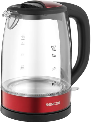 Wasserkocher aus Glas SWK 7401RD SENCOR