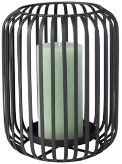 Villeroy & Boch – Black Xmas Windlicht Schwarz, Großes Windlicht, Weihnachtsdekorationen, Deko Weihnachten, Kerzenhalter, Deko Modern, Dekoration Winter, Eisen