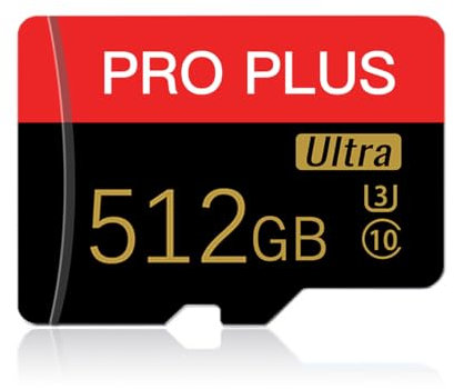 512GB Micro SD Card Memory Card Memory Card Class 10 High Speed Ultra Micro SDXC For Smartphone/PC/Computer/Camera/Drone