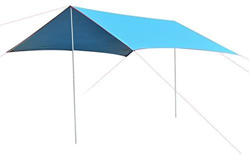 Waterproof Lightweight Camping Tent Sun Shelter for Tourism Hiking Beach Pergola Blue Outdoor Awning Hammock Tarp Rain Fly Tents