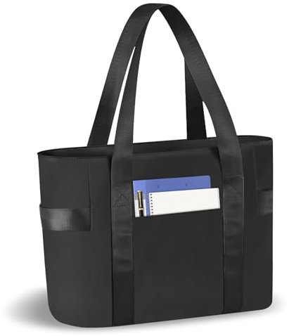 Aucuu Sac a Main Femme Cabas, Sac Cabas Femme Grande Capacité, Sac Ordinateur Portable 15,6 Pouces, Sac Fourre Tout Tote Bag, Sac a Main pour le Travail, Voyages, Shopping, L'école, Gym