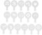 PRETYZOOM 1set Coffee Latte Mold Coffee Spoon Coffee Art Coffee Stencils Latte Art Kitchenware Instant Coffee Tamper Latte Art Stencils Cappuccino Cups Paper Cups Poster Coffee Mat 16pcs