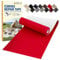 Flicken Selbstklebend Stoff, 8 x 160 cm Wasserdichtes Stoffklebeband, Selbstklebende Canvas Flicken für Outdoor-Möbel, Bootabdeckungen, Sofas, Zelte, Lounge-Stühle, Sonnenschutz, Rot